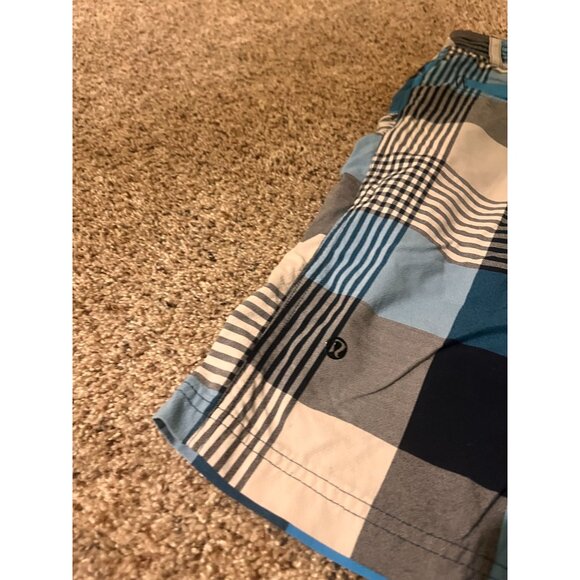 Lululemon Kahuna Blue Mens Shorts Sz 30 - Picture 9 of 10